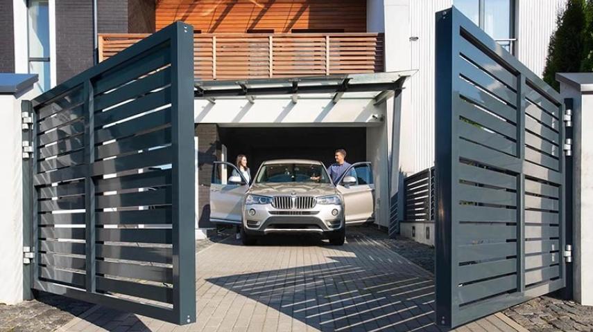 распашные ворота в Горячем Ключе